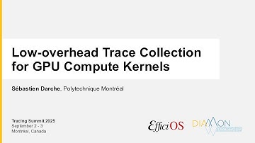 TS2025 - Low-overhead Trace Collection for GPU Compute Kernels