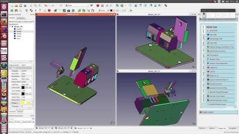 export freecad model to wavefront obj multicolor v2