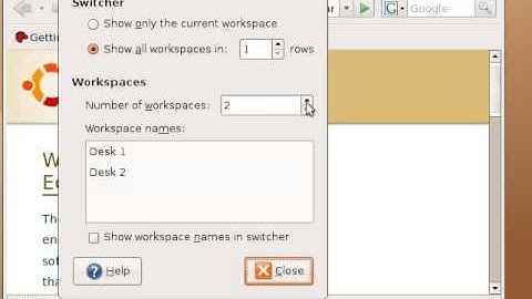 Ubuntu Help - Use Multiple Workspaces