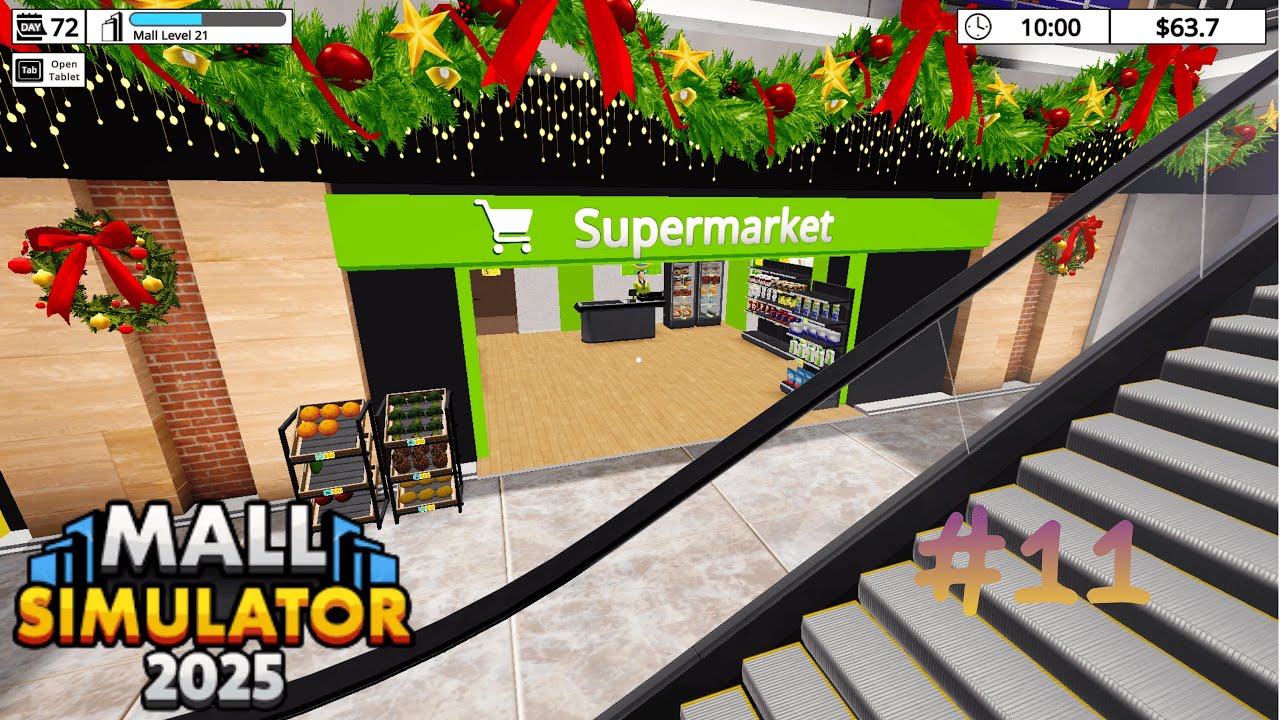 Mall Simulator – No Commentary | Relaxing Gameplay for Sleep, Study, or Background Ambience #11