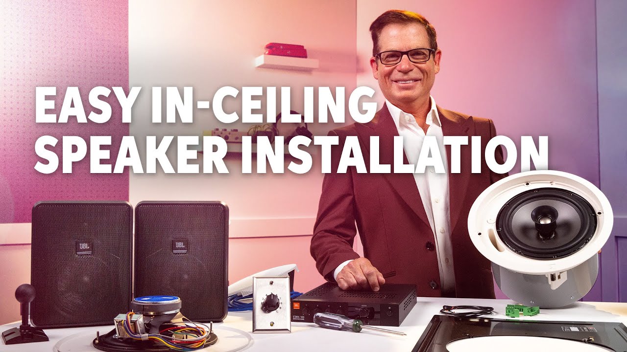 Install And Set Up In Ceiling Speakers