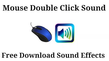 Mouse Double Click Sound Effects || Free Download Sound Effects