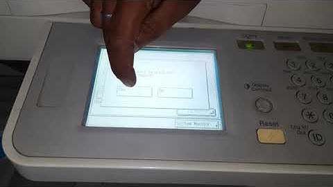 HOW TO PRINT COUNTER REPORT CANON IR 2520,2525