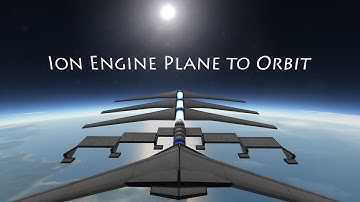 Orbiting Kerbin with only ion engines - KSP