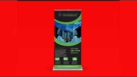 (PRINT READY)HOW TO DESIGN  ROLL UP BANNER DESIGN IN CORELDRAW