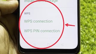 Wi-Fi || WPS connection & WPS PIN connection in oppo mobile screenshot 1
