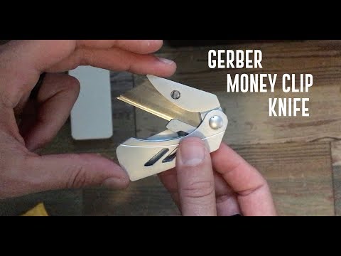 ★★★★★ Gerber Money Clip Knife Razor Blade Folding Folder Traveling Pocketknife EDC Review Amazon
