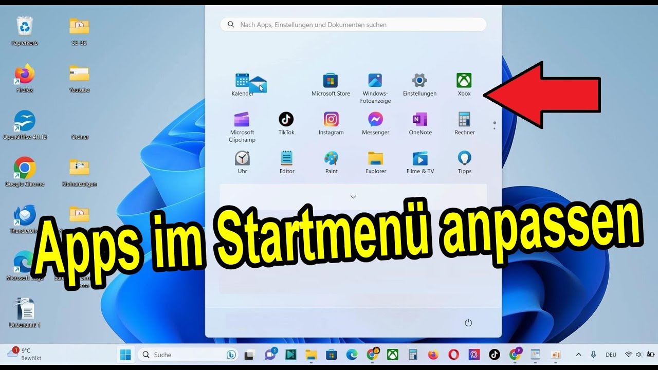 Windows 11 Programme & Apps im Startmenü anheften, hinzufügen, löschen ...