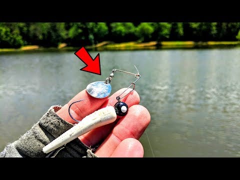 World's SMALLEST Spinnerbait Actually CATCHES FISH (Micro Fishing) 