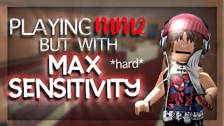 PLAYING MM2 BUT WITH MAX SENSITIVITY