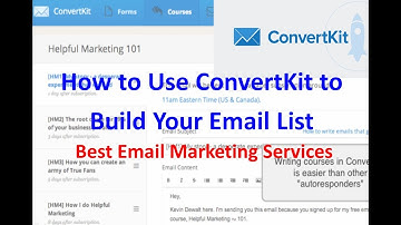 How to Use ConvertKit to Build Your Email List | Best Email Marketing Services