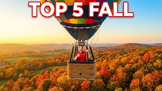 Top 5 Best Hot Air Balloon Rides to Experience This Fall