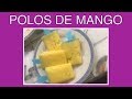 Como hacer HELADO de MANGO y YOGURT | Como hacer Paletas de Mango | Helado Casero