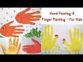 How to make hand painting for kids  easy finger painting   diy  crafts at ease  craftisode 31