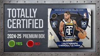 I totally REGRETTED after ripping 2024-25 Panini Totally Certified Premium Box