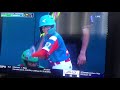 Little League World Series- Chicken little kid goes down swinging