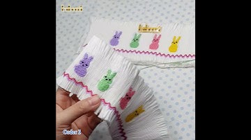 Tips to smock Easter bunny patterns