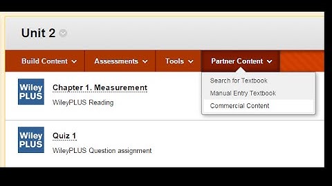WileyPLUS Walkthrough - Bb Learn (Classic)