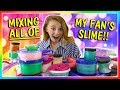 MIXING ALL OF MY FAN'S SLYME!😱| We Are The Davises