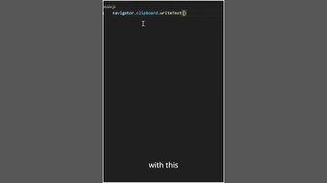 Re JavaScript Trick# Copy Text to Clipboard in 1 Line! #reactjs #nextjs #html #css #js