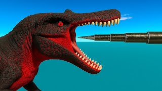 Escape the Spike Trap and Reach The Evolution Gate - Animal Revolt Battle Simulator screenshot 2