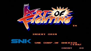 Art Of Fighting - Neo Geo Arcade Gameplay - SNK 1992