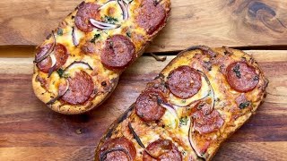 How to Make The Best French Bread [Crunchy Pizza] - Quick & Easy Recipe