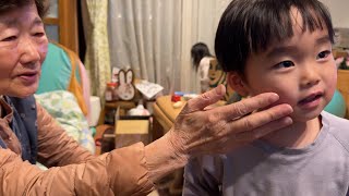 孫と曾孫が帰ってきて嬉しいけどベットで極楽にぽっくりしたい1月26日の88歳元気なトシ子