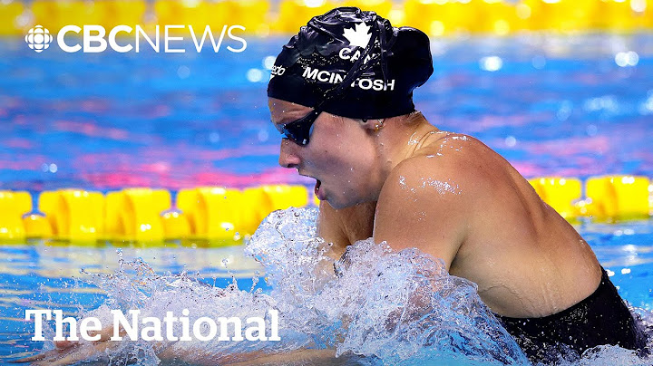 Summer McIntosh expected to make a splash at world aquatics championships