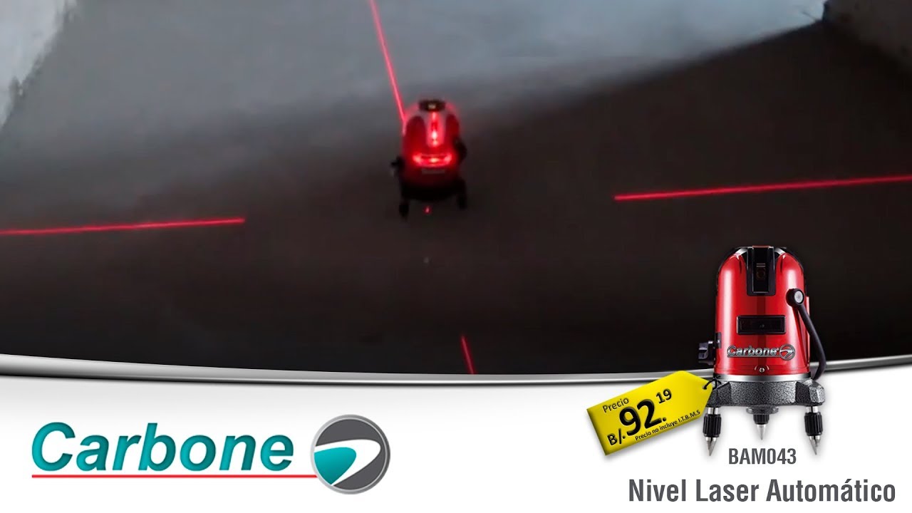 Nivel De Laser Autonivelante ( Laser Rojo ). Rango De Trabajo: 0-20 M.