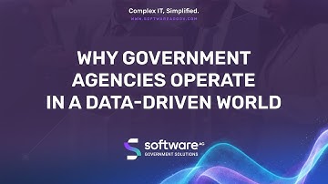 Why Government Agencies Operate In A Data-Driven World