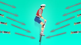 DODGE THE HARPOONS AT 100MPH! (HAPPY WHEELS #103)