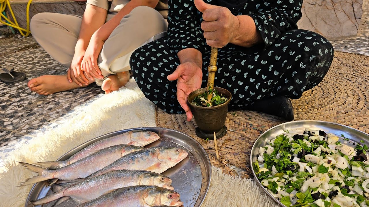 جمعه يعني سمج واكيد اصبورشوي بتنور الطين عزمت عمتي