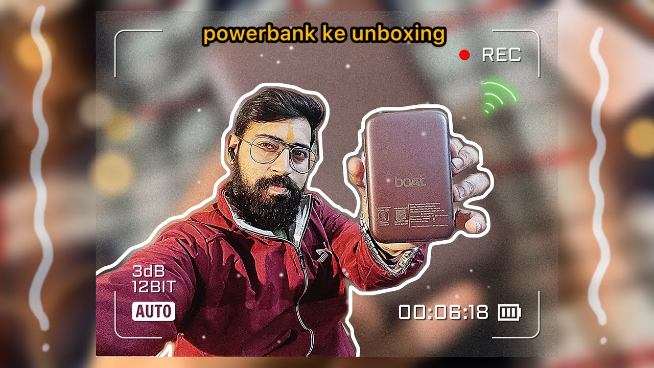 new power bank ke unboxing…@Pankushbhatia 