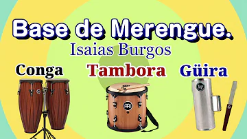 Base de merengue (140 BPM) en Conga | Tambora y Güira