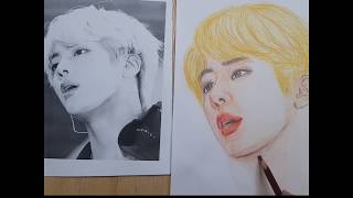 DRAWING BTS JIN4(BTS 진 그리기4)