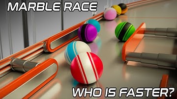 SOFTBODY MARBLE RACE / MARBLE RUN - WHO IS FASTER?
