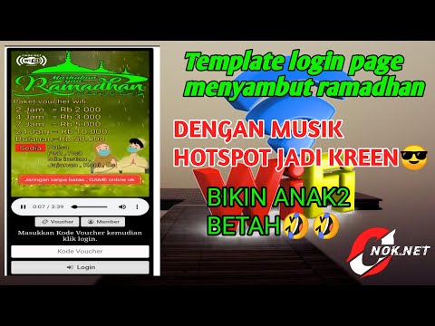 Template login page terbaru menyambut Ramadhan 2021