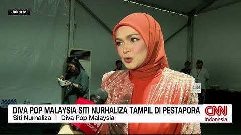 Diva Pop Malaysia Siti Nurhaliza Tampil di Pestapora