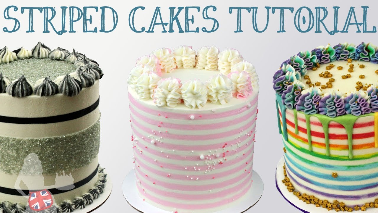 Cake Stripes 4 Secrets For Perfect Stripes On Cakes Youtube