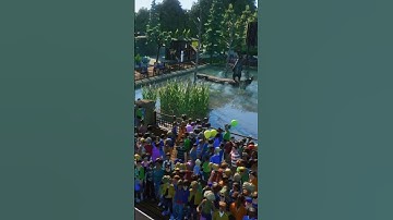 Make your guests go flying with this planet zoo cheat code #planetzoo #funny