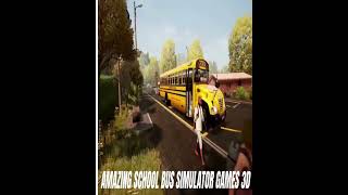 School Bus Simulator Games 2024 #androidgames #bussimulator #busgames #fungames #drivingsimulator screenshot 5