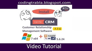 Install SuiteCRM 7.7.6 on windows 7 localhost ( XAMPP 5.6.24 ) - open source PHP CRM byAO
