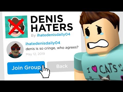 I Joined A Denis Haters Group In Roblox Youtube - denis roblox videos are a goldmine youngpeopleyoutube