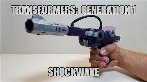 Transformers Generation 1 Shockwave Review! Bert the Stormtrooper Reviews!