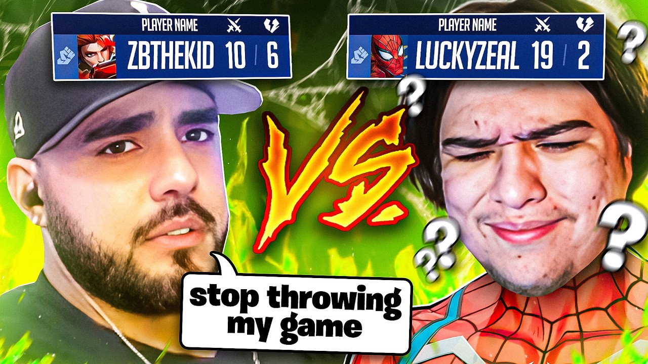 Toxic Rivals I made the most TOXIC rivals streamer CRASH OUT while carrying him ...