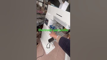 Servo electronic pad printing machine—just electronic ,no need air compressor