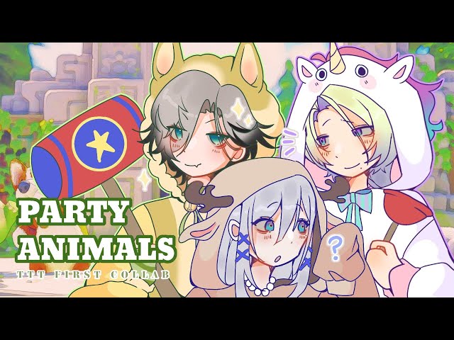 【PARTY ANIMALS】First TTT collab!【NIJISANJI EN | Kunai Nakasato】のサムネイル