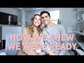 How we knew we were ready for a baby + FINDING OUT I'M PREGNANT! | Lucie Fink & Michael