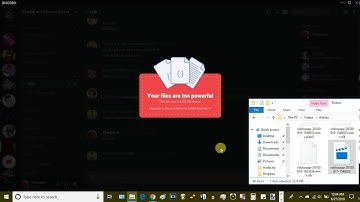 When you try and send a video in Discord